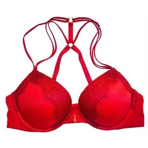 VS red very sexy push-up bra